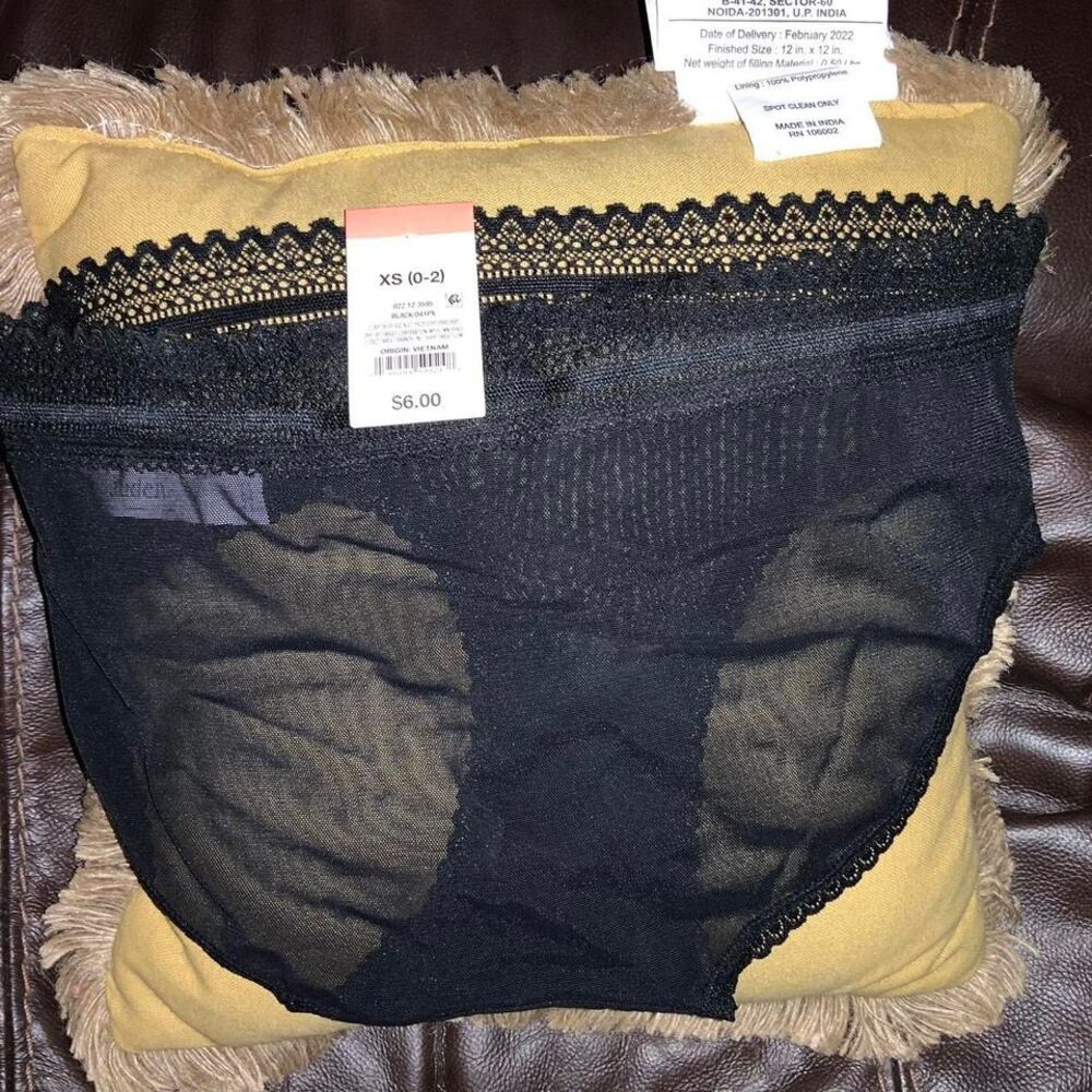 Target Women's Panties NWT‎ Sz 0-2 Black Lace